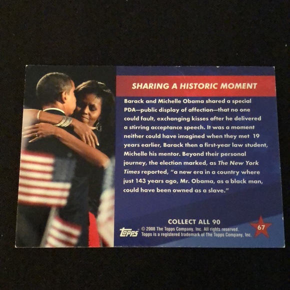 DVD with TOPPS COLLECTION OF OBAMA MOMENTS on 7 CARDS in original plastic - Picture 14 of 16